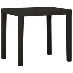 vidaXL Zahradn&iacute; stůl antracitov&yacute; 79 x 65 x 72 cm plast