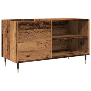 vidaXL Skř&iacute;ňka na LP desky old wood 84,5 x 38 x 48 cm kompozitn&iacute; dřevo