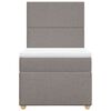 vidaXL Box spring postel s matrac&iacute; taupe 80x200 cm textil