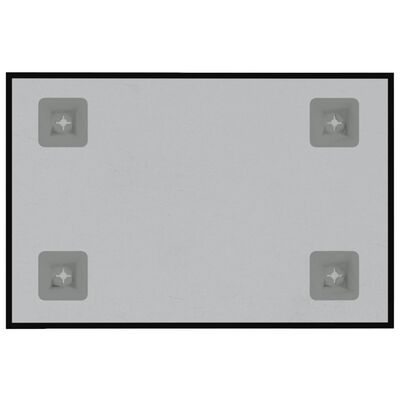 vidaXL Nástěnná magnetická tabule černá 40 x 30 cm tvrzené sklo