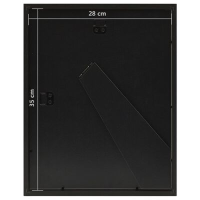 vidaXL 3D fotorámečky 3 ks černé 28 x 35 cm pro obraz 4x (10 x 15) cm