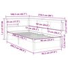 vidaXL Postel s knihovnou bez matrace b&iacute;l&aacute; 90x200 cm masivn&iacute; borovice