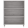vidaXL Skř&iacute;ň highboard &scaron;ed&aacute; sonoma 69,5 x 34 x 180 cm kompozitn&iacute; dřevo