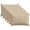 vidaXL Povlak na pol&scaron;t&aacute;ř 6 ks HOUTEN Taupe 50 x 75 cm man&scaron;estr