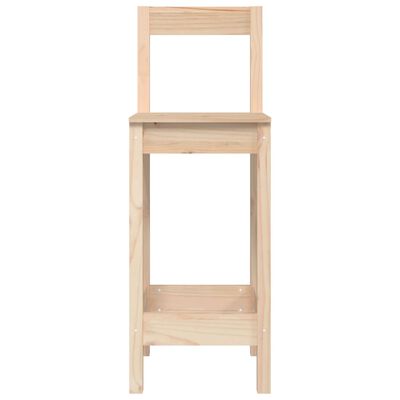 vidaXL Barové židle 2 ks 40 x 41,5 x 112 cm masivní borové dřevo