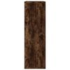 vidaXL Knihovna/příborník kouřový dub 50 x 25 x 80 cm kompozitní dřevo