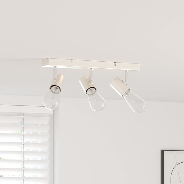 vidaXL Stropn&iacute; bodov&eacute; světlo Niklov&aacute; 38 x 6,5 x 11,5 cm kov