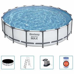 Bestway Baz&eacute;n Steel Pro MAX s př&iacute;slu&scaron;enstv&iacute;m 549 x 122 cm