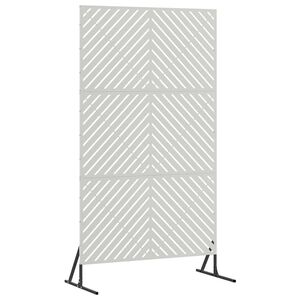 vidaXL Obrazovka pro soukrom&iacute; 100 x 50 x 180 cm Nerezov&aacute; ocel Stř&iacute;brn&aacute;
