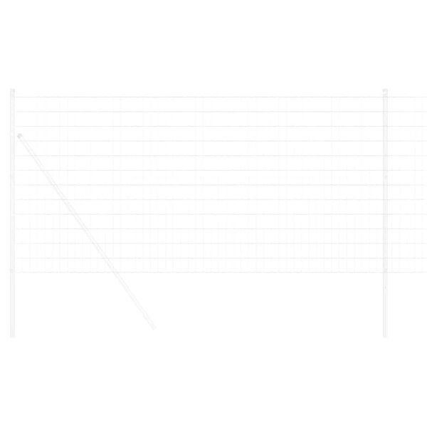 vidaXL Euro plot Stříbrná 1 x 25 m Horko pozinkovaná železo