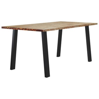 vidaXL Jídelní stůl 150 x 90 x 75 cm masivní akáciové dřevo