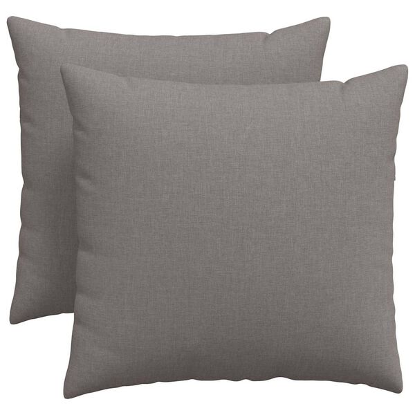 vidaXL Pohovkov&eacute; pol&scaron;t&aacute;ře 2 pcs Taupe 50 x 50 cm textil