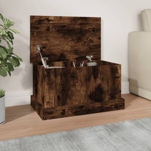 vidaXL &Uacute;ložn&yacute; box kouřov&yacute; dub 50 x 30 x 28 cm kompozitn&iacute; dřevo