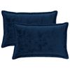 vidaXL Povlak na pol&scaron;t&aacute;ř 2 pcs HOUTEN N&aacute;mořnick&aacute; modr&aacute; 50 x 80 cm