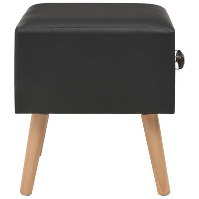 vidaXL Noční stolek černý 40 x 35 x 40 cm umělá kůže
