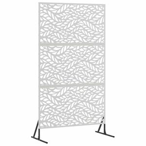 vidaXL Obrazovka pro soukrom&iacute; 100 x 50 x 180 cm Nerezov&aacute; ocel Stř&iacute;brn&aacute;