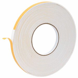 vidaXL Samolepic&iacute; pěnov&aacute; p&aacute;ska B&iacute;l&aacute; 10mm x 10m Pěna CR