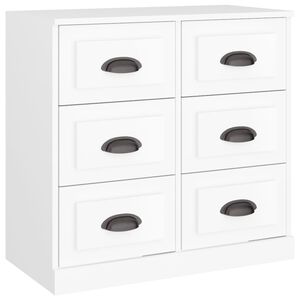 vidaXL Př&iacute;born&iacute;k b&iacute;l&yacute; 70 x 35,5 x 67,5 cm kompozitn&iacute; dřevo