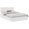 vidaXL Postel s &uacute;ložn&yacute;m prostorem B&iacute;l&aacute; 140 x 190 cm Kompozitn&iacute; dřevo