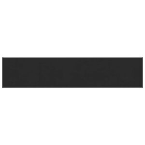 vidaXL Parapet okna Čern&yacute; s dřevěnou strukturou 120 x 35 x 4,5 cm PVC