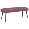 vidaXL Lavice s knofl&iacute;kov&yacute;m pro&scaron;&iacute;v&aacute;n&iacute;m Fialov&aacute; 110 x 40 x 46 cm Samet