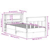 vidaXL Postel bez matrace voskově hněd&aacute; 75 x 190 cm masivn&iacute; borovice