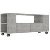 vidaXL TV skř&iacute;ňka betonově &scaron;ed&aacute; 120x35x48 cm kompozitn&iacute; dřevo