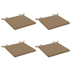 vidaXL Polstry ve 4 kusech SOEST 4 ks 100% polyester Taupe