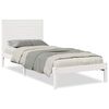 vidaXL Prodloužen&yacute; r&aacute;m postele bez matrace b&iacute;l&yacute; 90 x 220 cm masiv