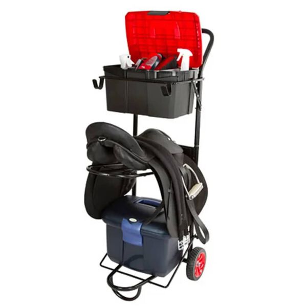 Kerbl Vozík na sedlo Caddy kov černý 321000