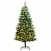 vidaXL Uměl&yacute; skl&aacute;pěc&iacute; v&aacute;nočn&iacute; stromek s 300 LED a koulemi 180 cm