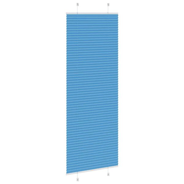 vidaXL Plisovan&aacute; roleta modr&aacute; 80x200 cm &Scaron;&iacute;řka l&aacute;tky 79,4 cm Polyester