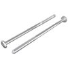 vidaXL N&aacute;bytkov&eacute; &scaron;rouby 2 pcs Stř&iacute;brn&aacute; M6 x 120 mm Ocel