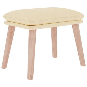 vidaXL Podnožka kr&eacute;mov&aacute; 45 x 29,5 x 35 cm textil
