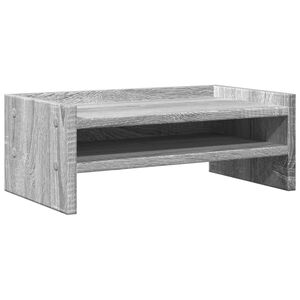 vidaXL Stojan na monitor &scaron;ed&yacute; sonoma 42 x 24 x 16 cm kompozitn&iacute; dřevo