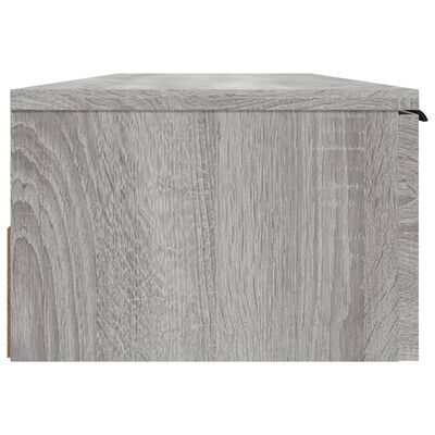 vidaXL Nástěnná skříňka šedá sonoma 102 x 30 x 20 cm kompozitní dřevo