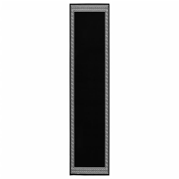 vidaXL Běhoun BCF čern&yacute; se vzorem 100 x 500 cm