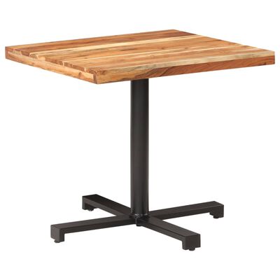 vidaXL Bistro stůl čtvercový 80 x 80 x 75 cm masivní akáciové dřevo