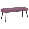 vidaXL Lavice s knofl&iacute;kov&yacute;m pro&scaron;&iacute;v&aacute;n&iacute;m Fialov&aacute; 110 x 40 x 46 cm Samet