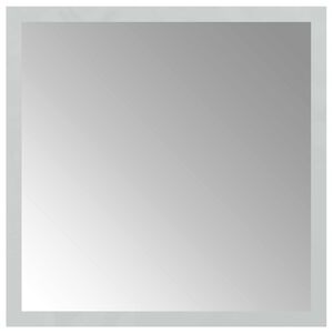 vidaXL LED koupelnov&eacute; zrcadlo Transparentn&iacute; 30 x 30 cm tvrzen&eacute; sklo