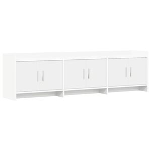 vidaXL Televizn&iacute; skř&iacute;ň 168 x 33 x 47 cm B&iacute;l&aacute; Kompozitn&iacute; dřevo