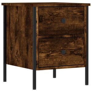 vidaXL Nočn&iacute; stolek kouřov&yacute; dub 40 x 42 x 50 cm kompozitn&iacute; dřevo