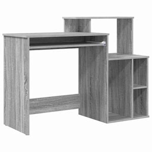 vidaXL Stůl &Scaron;ed&aacute; Sonoma 120,5 x 44 x 88,5 cm Kompozitn&iacute; dřevo