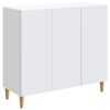 vidaXL Serv&iacute;rovac&iacute; skř&iacute;ň B&iacute;l&aacute; 89 x 34,5 x 80 cm Kompozitn&iacute; dřevo
