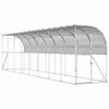 vidaXL Kurn&iacute;k proti zdi Stř&iacute;brn&aacute; 600 x 150 x 215 cm Pozinkovan&aacute; ocel