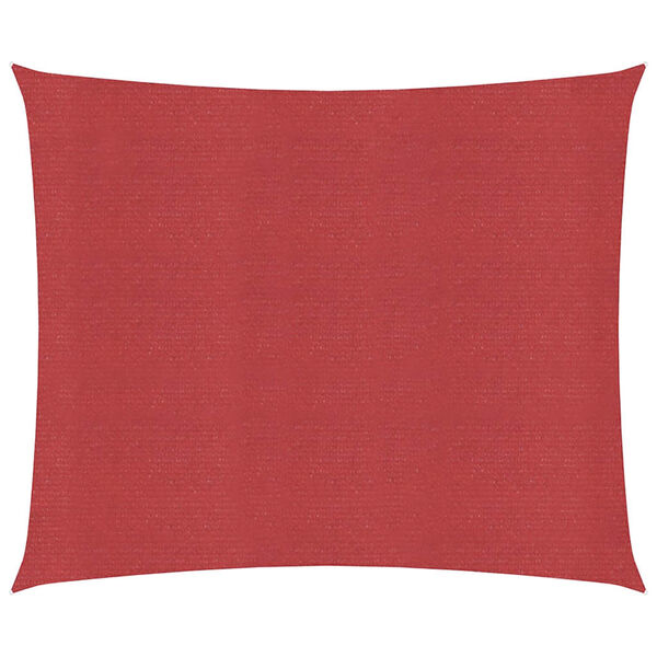 vidaXL St&iacute;n&iacute;c&iacute; plachta 160 g/m&sup2; červen&aacute; 6 x 6 m HDPE