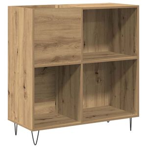 vidaXL Skř&iacute;ň na gramofonov&eacute; desky dub artisan 85 x 38 x 89 cm