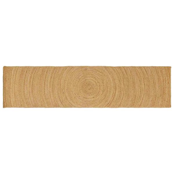 vidaXL Kusov&eacute; koberce Obd&eacute;ln&iacute;kov&yacute; Hněd&aacute; 60 x 400 cm juta