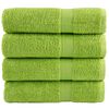 vidaXL Premium ručn&iacute;ky SOLUND 4 jablkově zelen&eacute; 50x100cm 600 g/m&sup2;