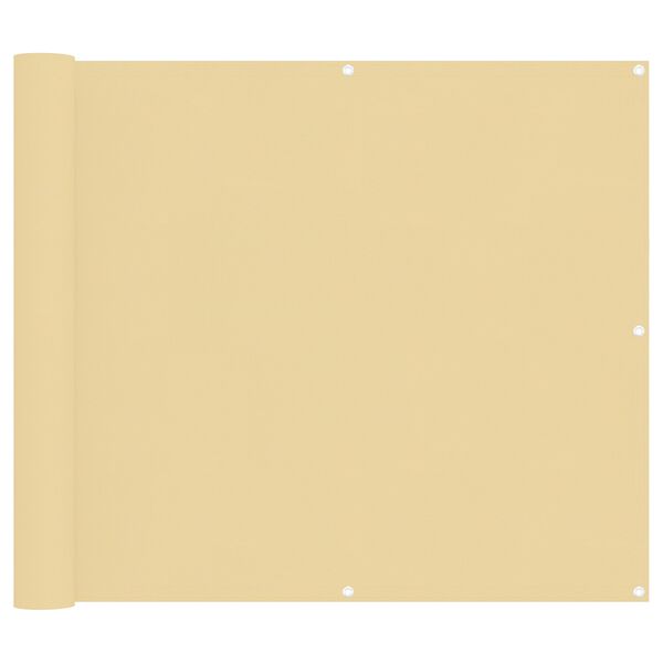 vidaXL Balkonov&aacute; clona PU potažen&yacute; oxford alu